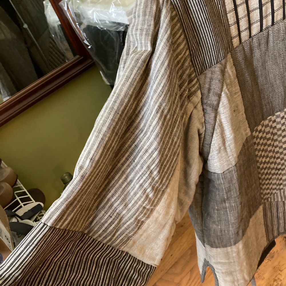 Patchwork Gray Women's Jacket - image 7